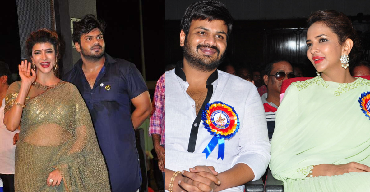 Manchu Manoj wedding celebration started at Manchu Lakshmi's house.