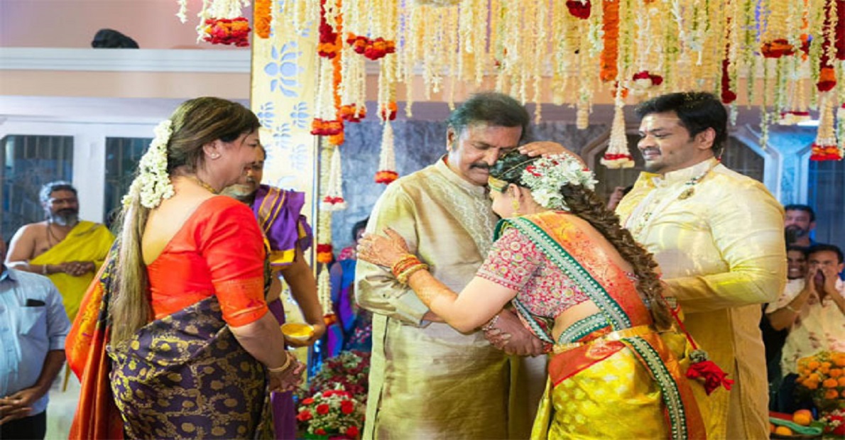 mohan-babu-attended-son-manchu-manoj-marriage-bride-mounika-in-tears