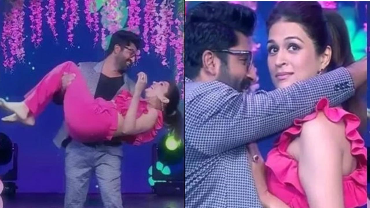 sekhar-master-shraddha-das-doing-it-on-stage-infront-of-all-audience