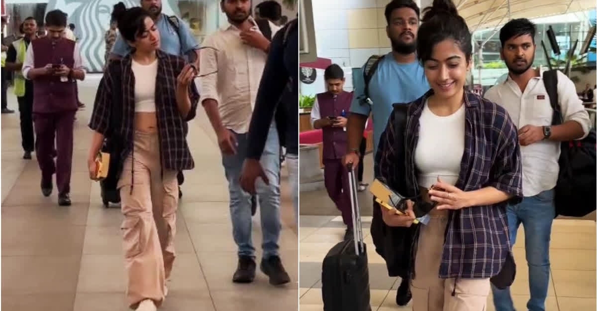 actress-rashmika-mandanna-shows-that-to-everyone-in-public-spotted-at-airport