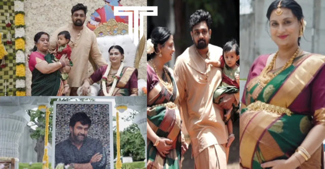 dhruva-sarja-did-his-wife-sreemantham-at-chiranjeevi-sarja-buried