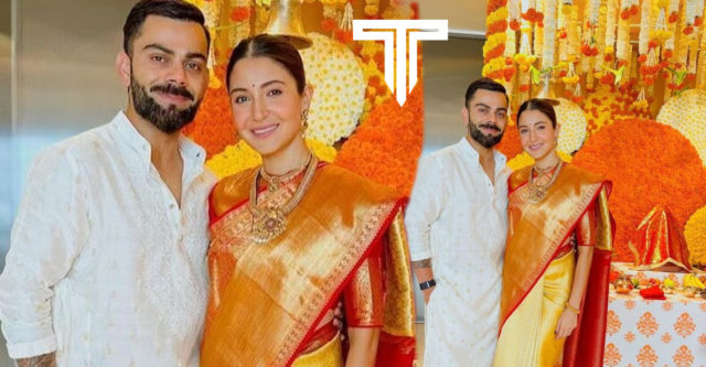 Virat - Kohli-Anushka-Ganesh-Chaturthi