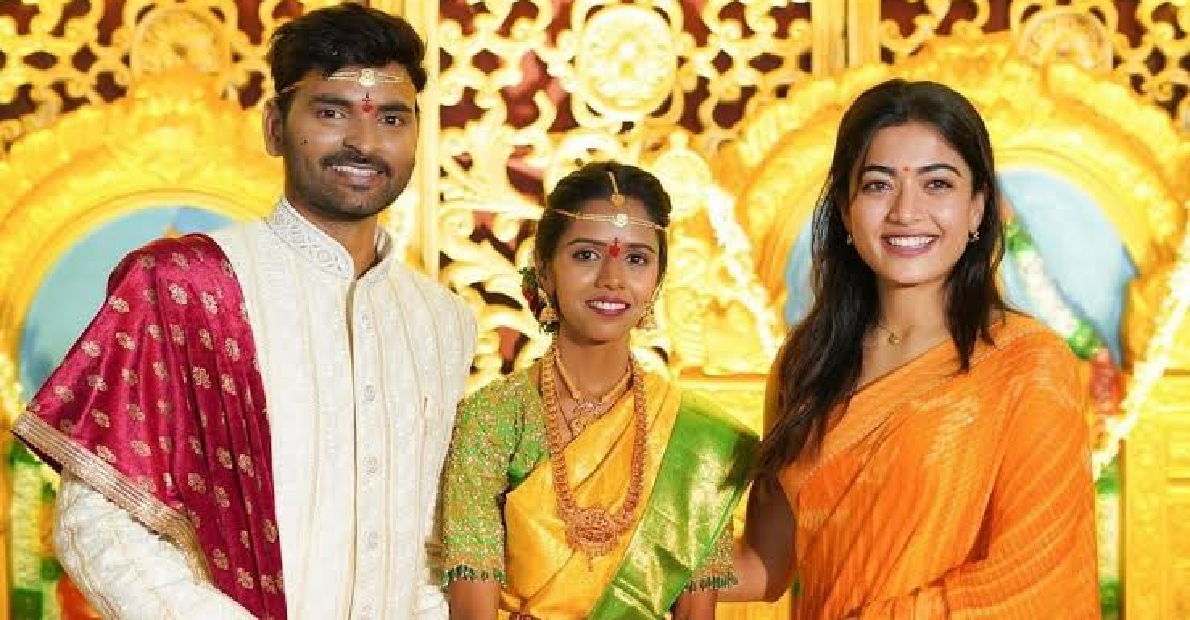 rashmika-looks-gorgeous-at-her-assistants-wedding-in-a-saree-but-do-you-know-who-gifted-that-saree