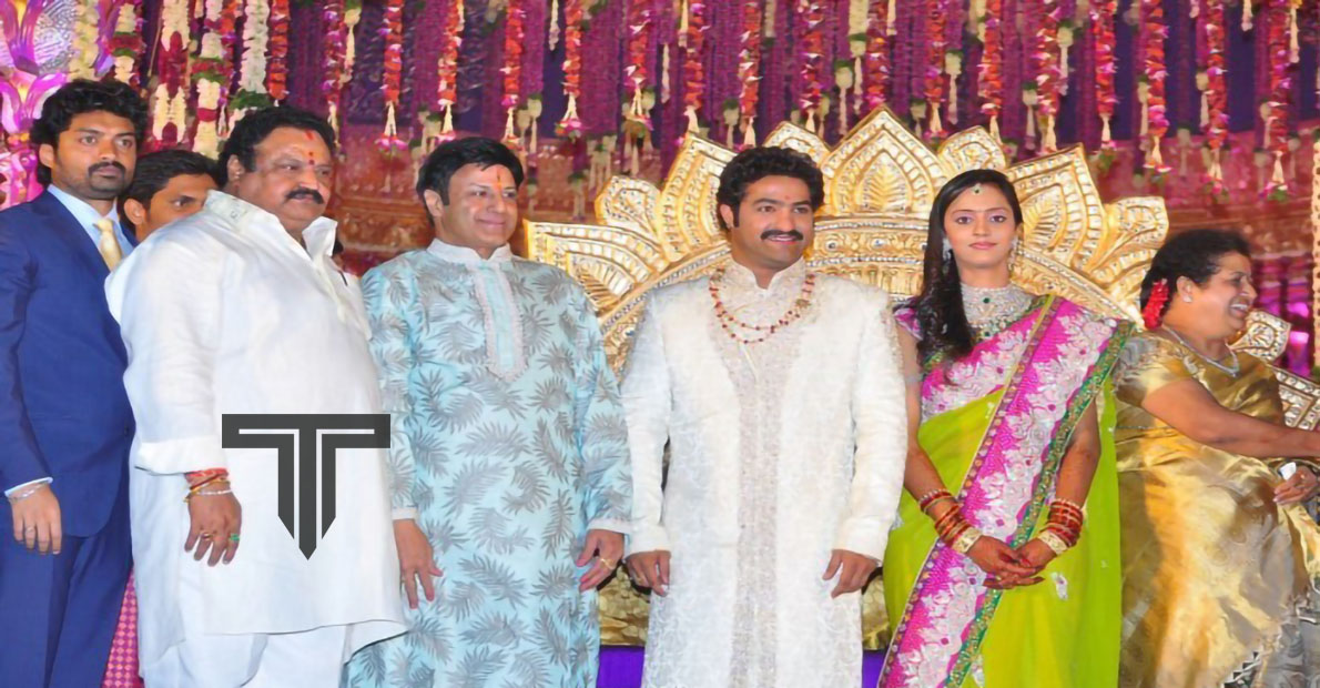 Jr NTR Lakshmi Pranathi Wedding Reception