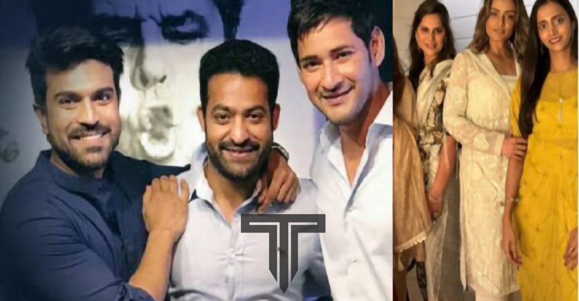 Mahesh-JrNtr-Ramcharan-tour-family